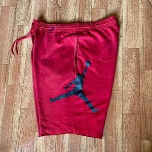 Jordan Red and Black Men's Shorts